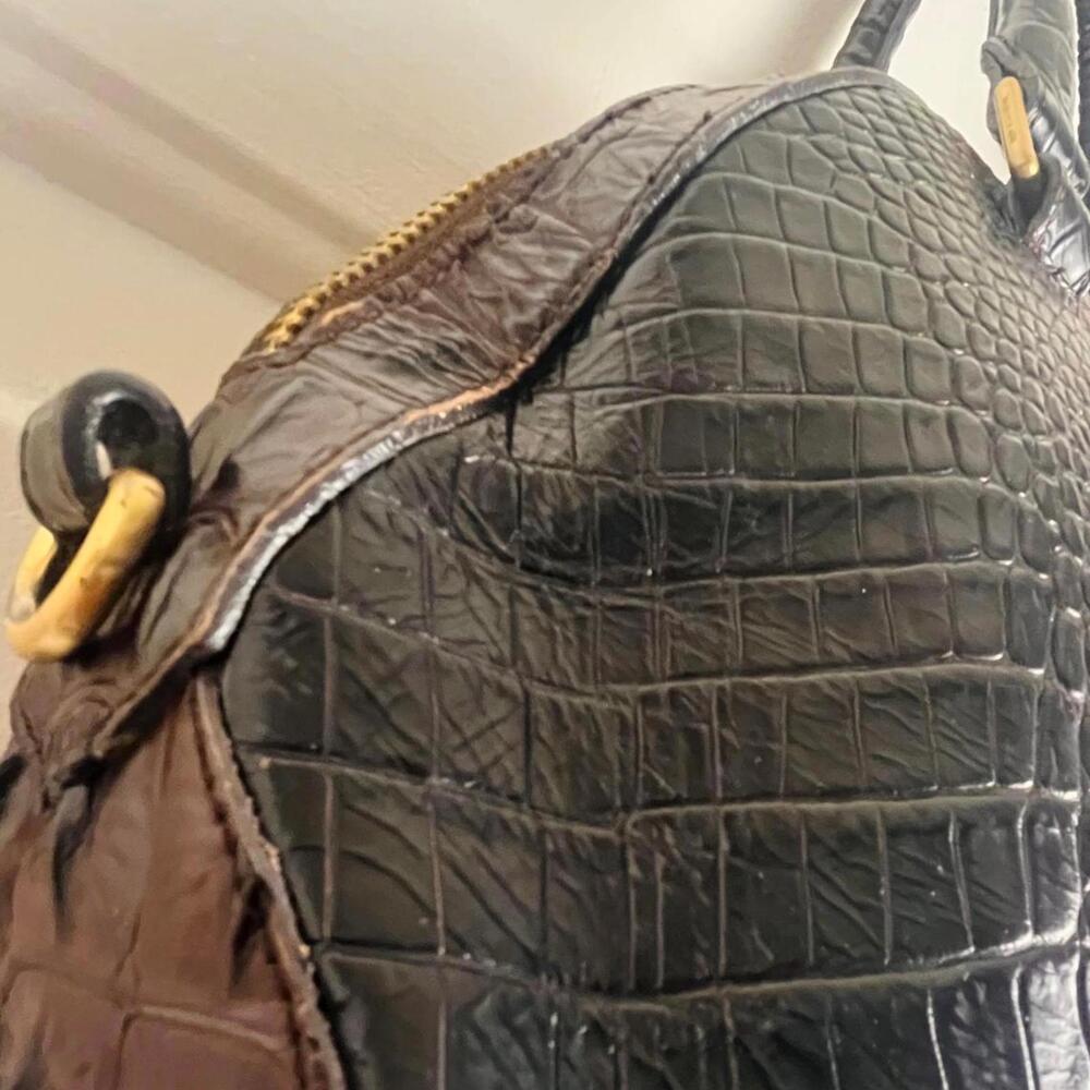 Brahmin Camden Satchel in Cocoa Ombre Melbourne - Read Description - Picture 9 of 9